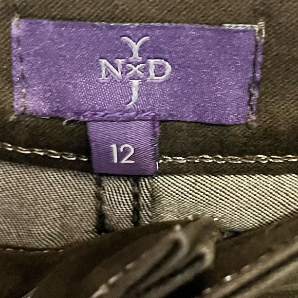 NYDJ Not Your Daughter’s Jeans Dark Green Alina Leggings Size 12 - Picture 5 of 13